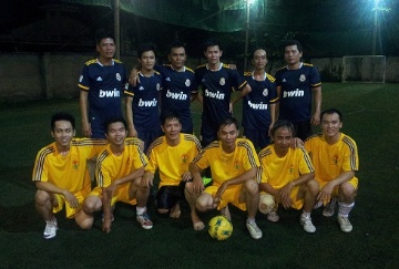 Giao hữu bóng đá với Công ty TNHH TM SX BB Tân Khánh Phong